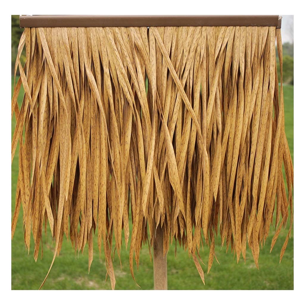 Amazon Com Palm Thatch Runner Roll Simulation Thatch Artificial Thatch Tile Fake Straw Pe Pvc Plastic Artificial Thatch Roof Antique Brick Decorative Garden Scenery Artificial Thatch 0 5x0 5m 1 64x1 64ft Home Kitchen