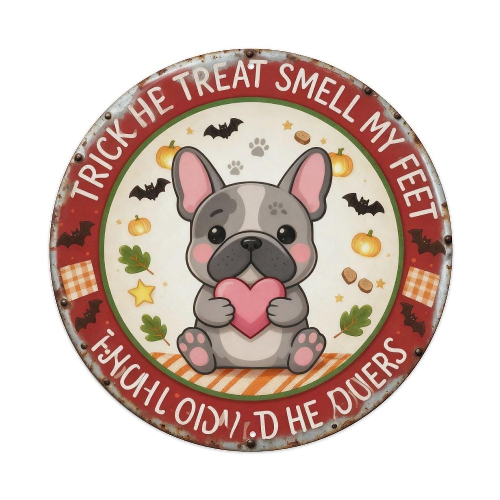 Frenchie Mom Life Metal Tin Sign Plaque