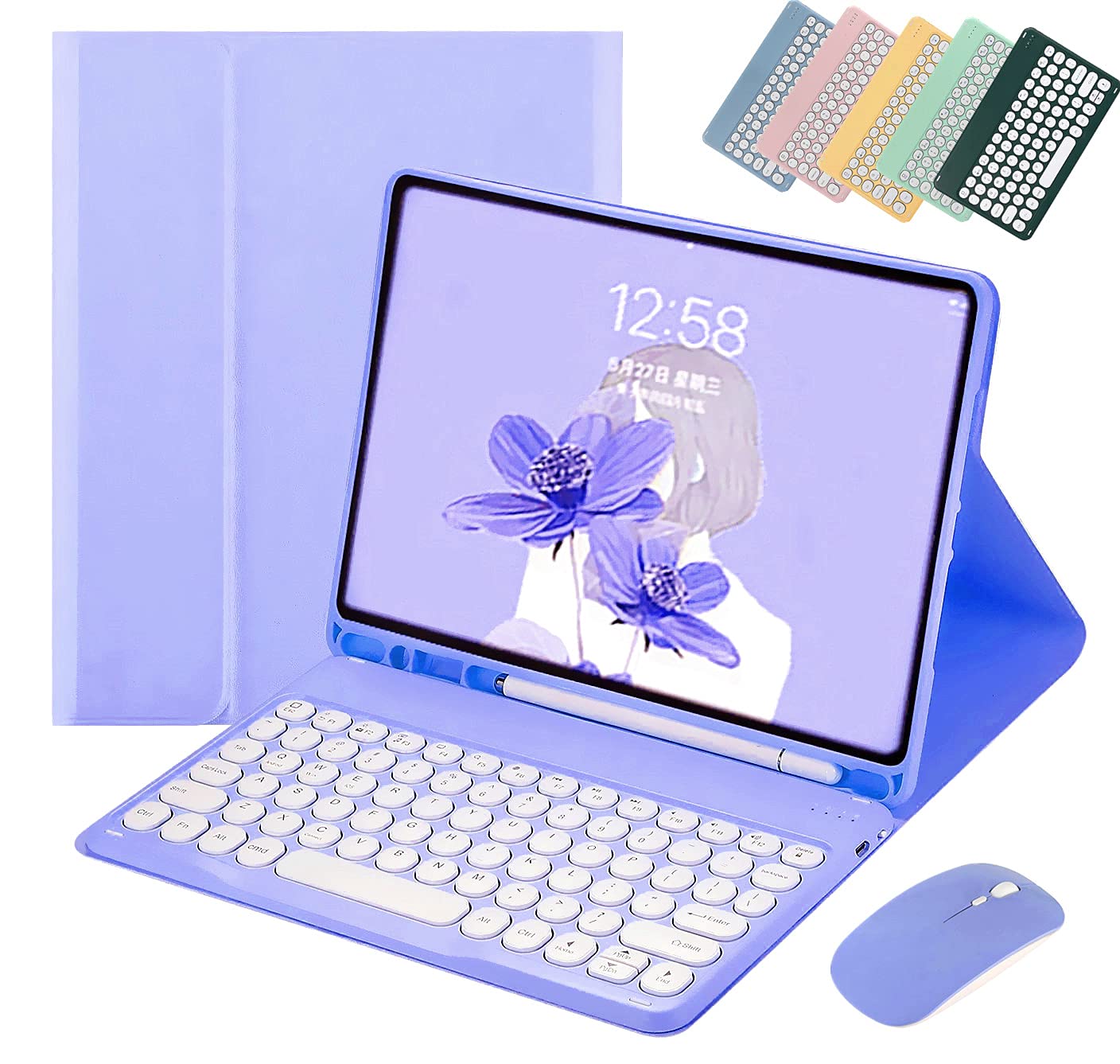 Amazon.com: Keyboard case with Mouse for iPad Air Air2 iPad5 iPad6