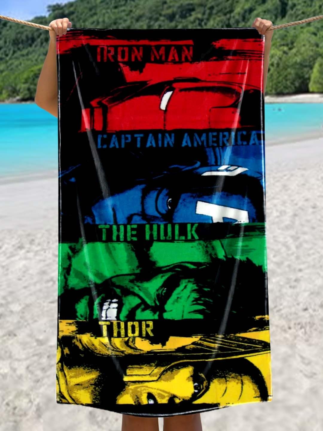 Athom Living Cotton Bath Towel 350 GSM (Pack of 1, Multicolour)