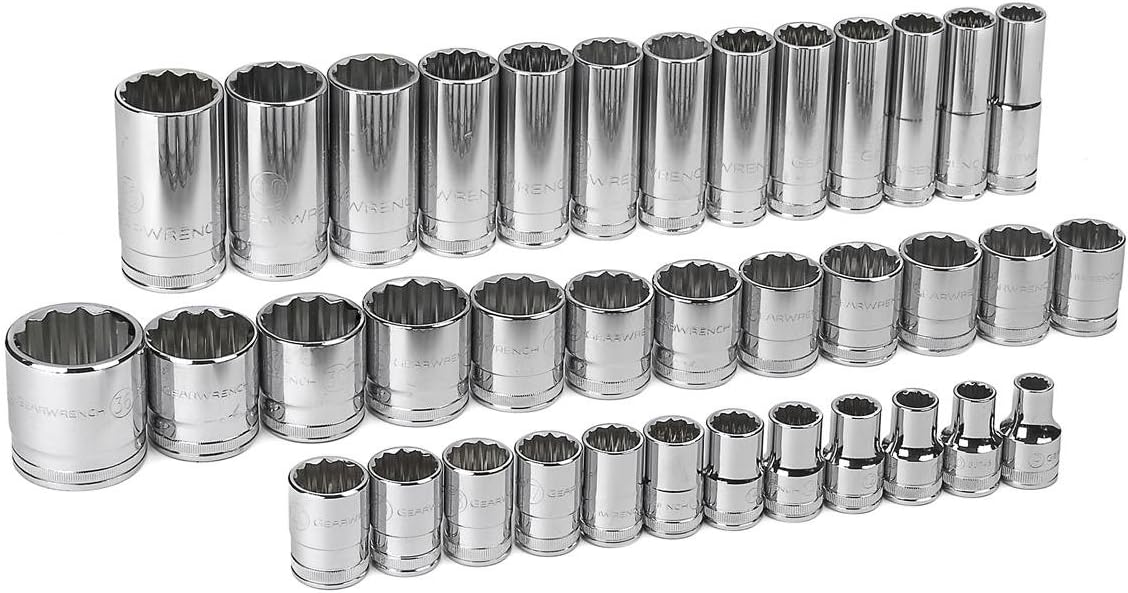 Exсluѕіvе Dіѕсоunt 70% Prісе  GEARWRENCH 37 Pc. 1/2" Drive 12 Pt. Standard & Deep Socket Set, Metric - 80730