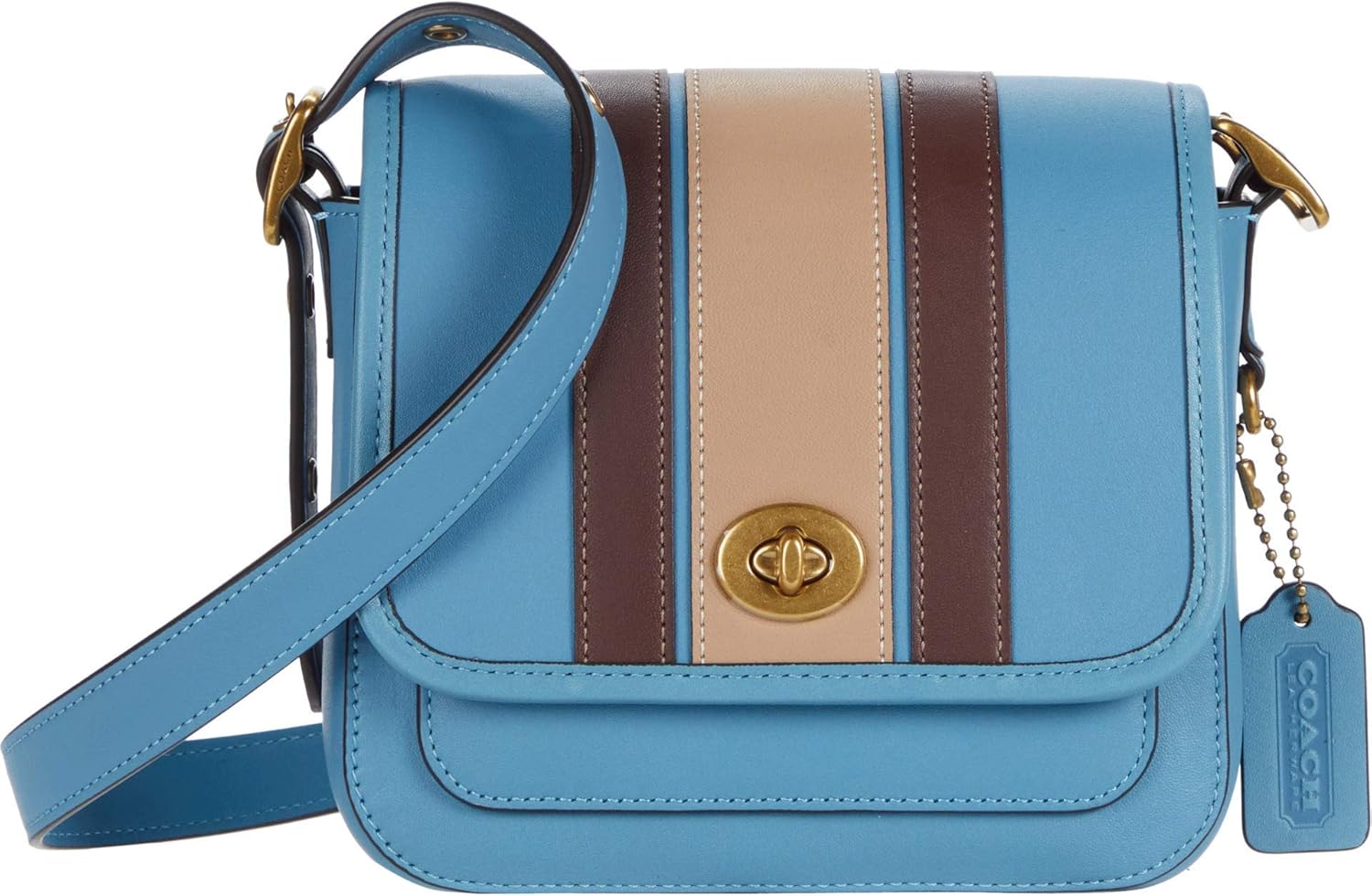 Coach crossbody bag blue Clearance
