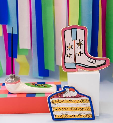 Miniatura 4 de ban.do Bandeja de cerámica para joyas, pequeña bandeja decorativa para llaves o decoración, bonita bandeja para catchall, pastel