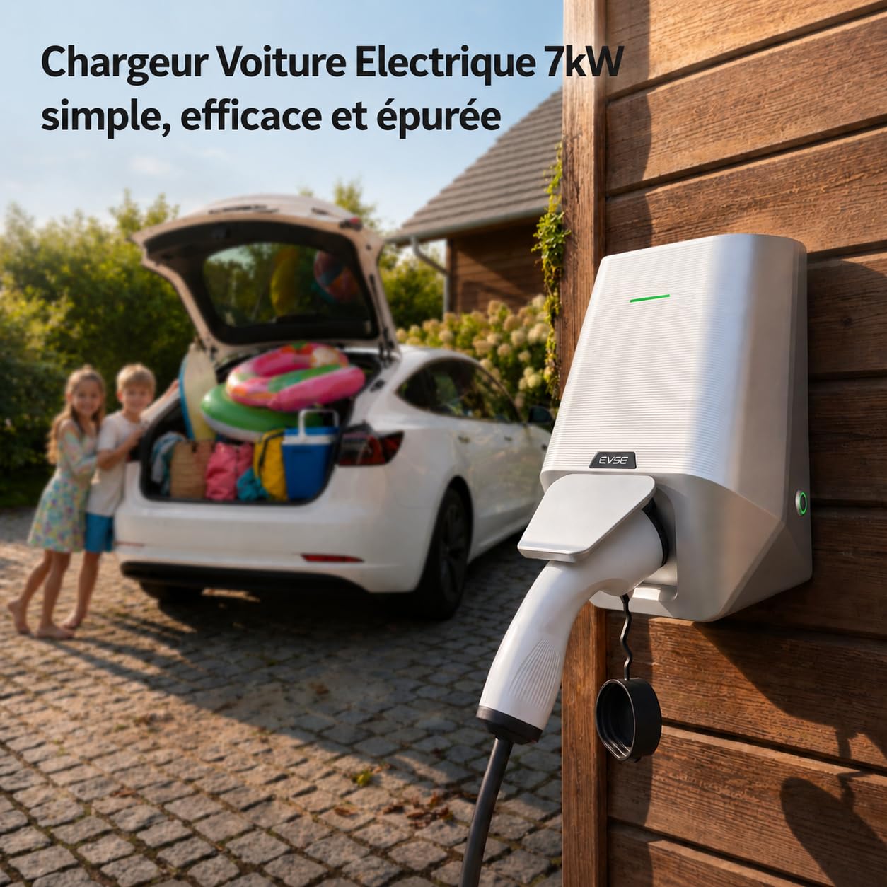 7.2KW Borne de Recharge Vehicule Electrique Chargeur Voiture Electrique