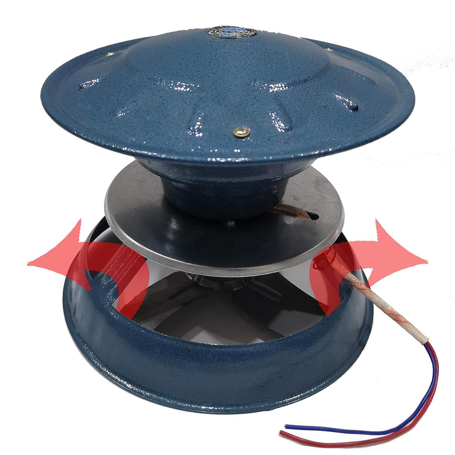 Ventilateur de cheminée de cheminée 100W à haute résistance pour tirage de toit