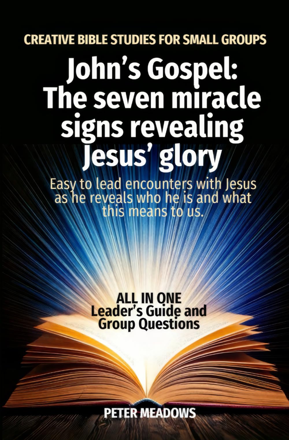 John’s Gospel: The seven miracle signs revealing Jesus’ glory: CREATIVE BIBLE STUDIES FOR SMALL GROUPS