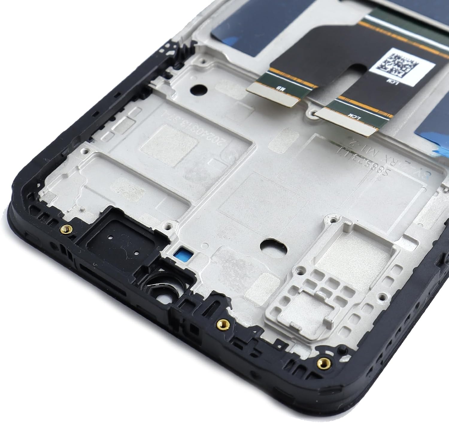Revvl 7 LCD Frame for T-Mobile REVVL 7 TMRV075G LCD Display Touch Screen Digitizer Assembly with Frame Replacement 6.6"