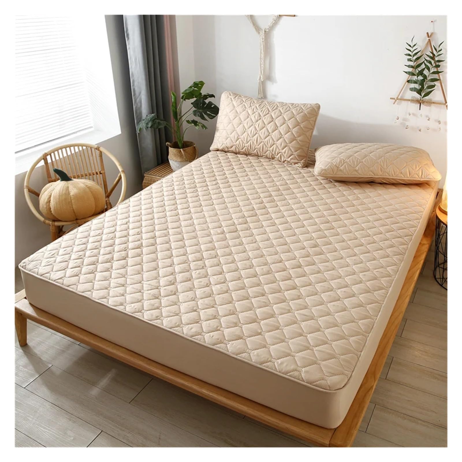 Housse De Matelas ImperméAble Protège-Matelas matelassé imperméable for Une Protection Confortable, Indispensable for la literie pour Matelas(Color 8,180x200cm(71x79 in))
