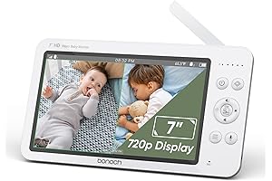 Bonoch Baby Monitor Camera Replacement 7" 720p Parent Unit