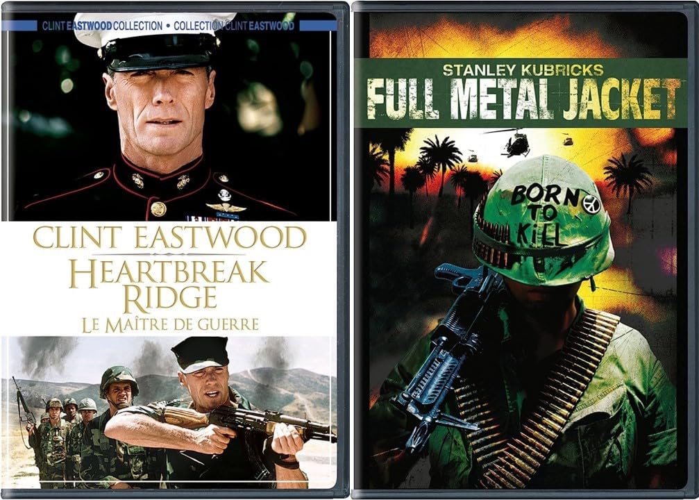 Heartbreak Ridge / Full Metal Jacket [War movies DVD2 PACK