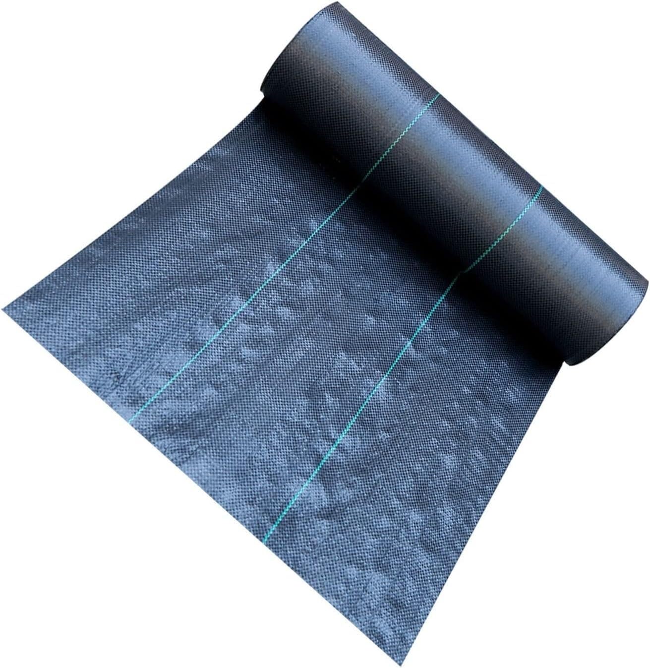 Toile de paillage 0,9x60m et membrane de couverture de sol durable pour aménagement paysager