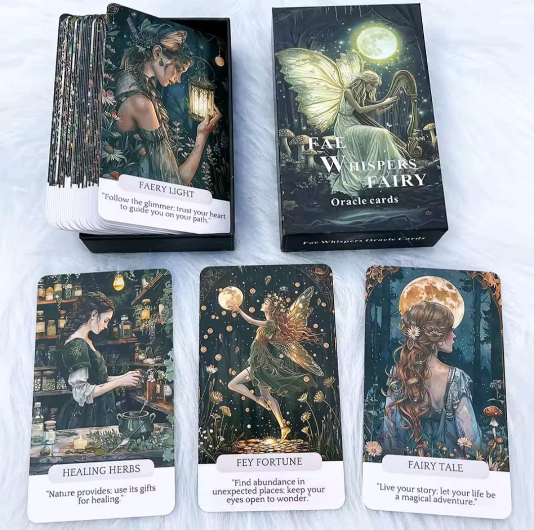Amazon.co.jp: ウィスパーズフェアリーオラクルカード、妖精の囁き
