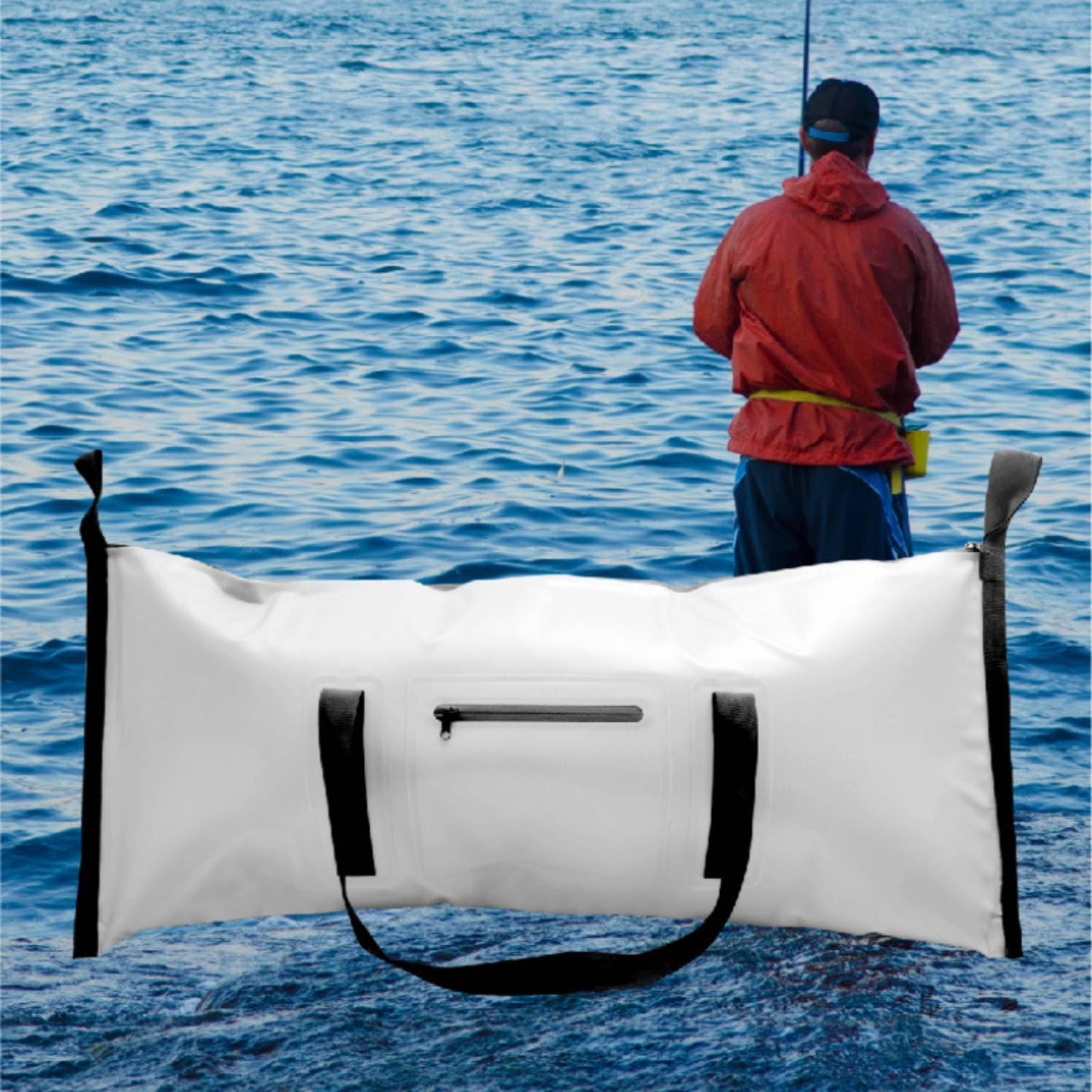 Contenedor Isotérmico de Pesca Bolsa Térmica Refrigeradora Nevera Portátil con Interior Sellado y Cierre Seguro Adecuado para Mantener de y Alimentos en Pesca Kayak y Playa