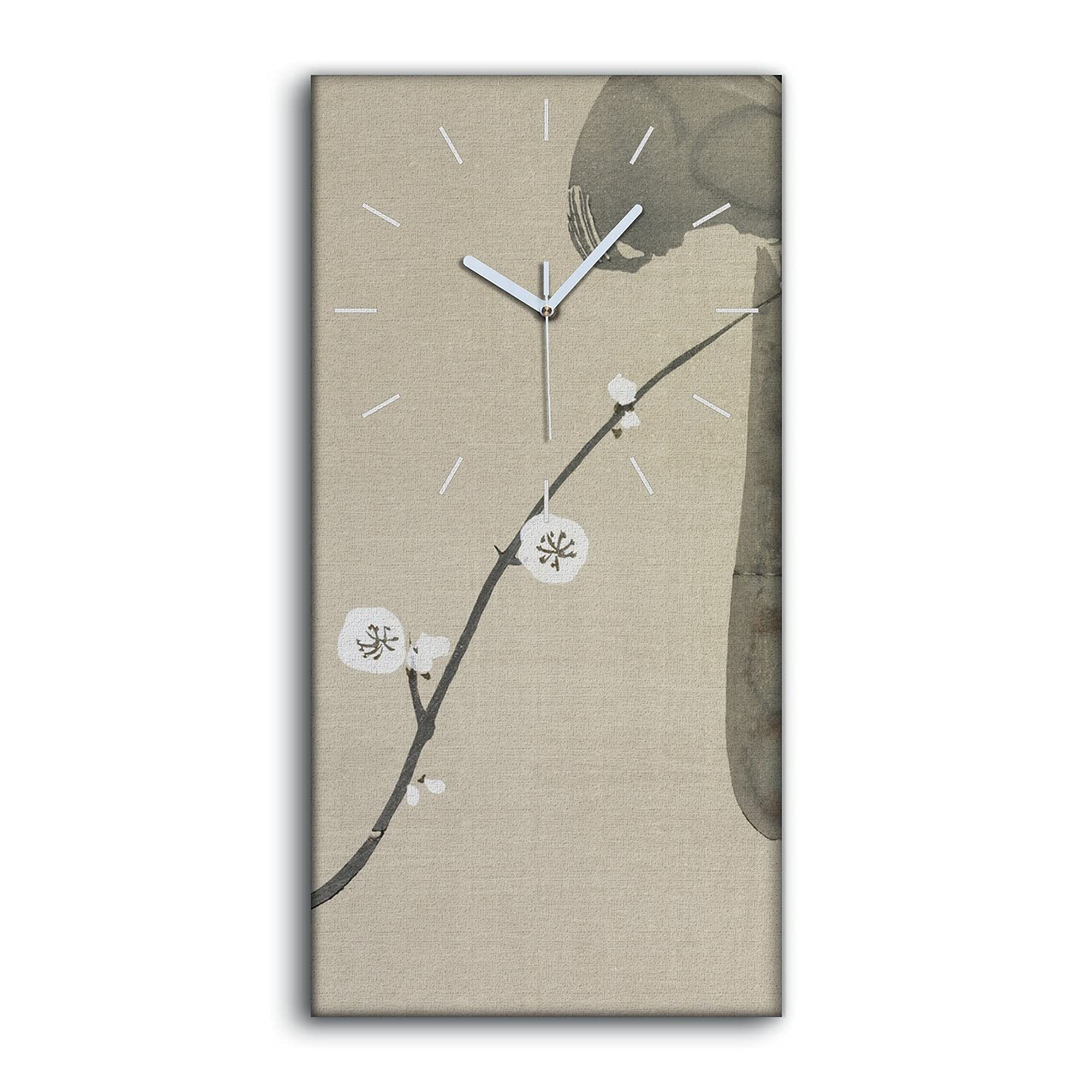 Horloge sur Toile 30x60cm Coloray Décoration Image Art Mural Salon Moderne