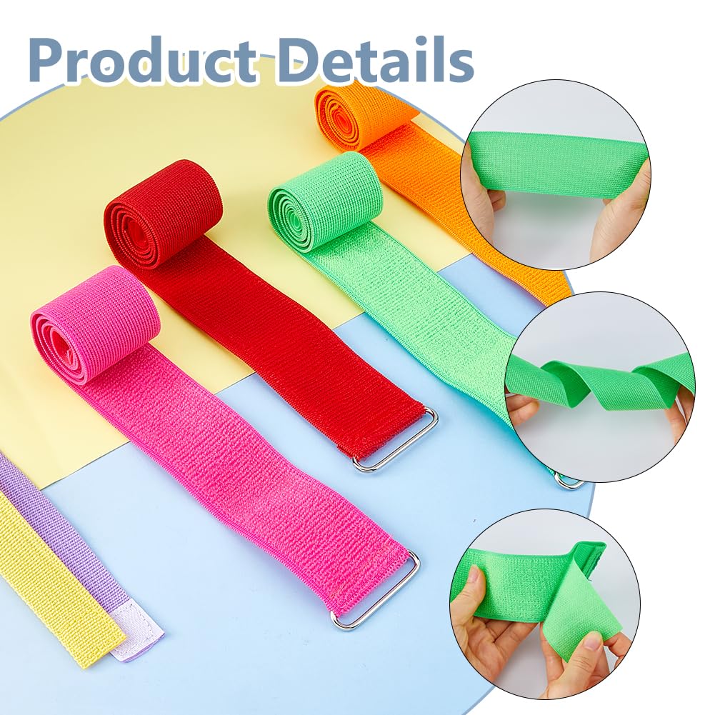DICOSMETIC 8Pcs 4 Colors Catch Tail Game Oxford Cloth Pull Tail Game Band Fun Interactive Training Tails Grab Games for Family Carnival Yard Birthday Camping Picnic Outdoor Party Activities - Image 4