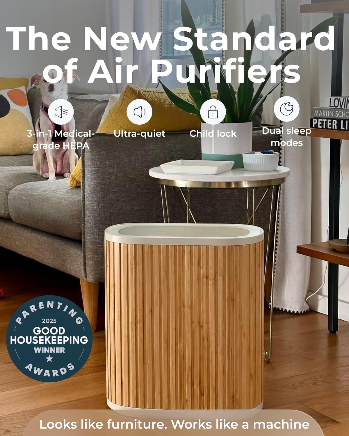 Windmill Air Purifier Max for Home, 3-In-1 Filters for Dust, Smoke, & Pets image 2