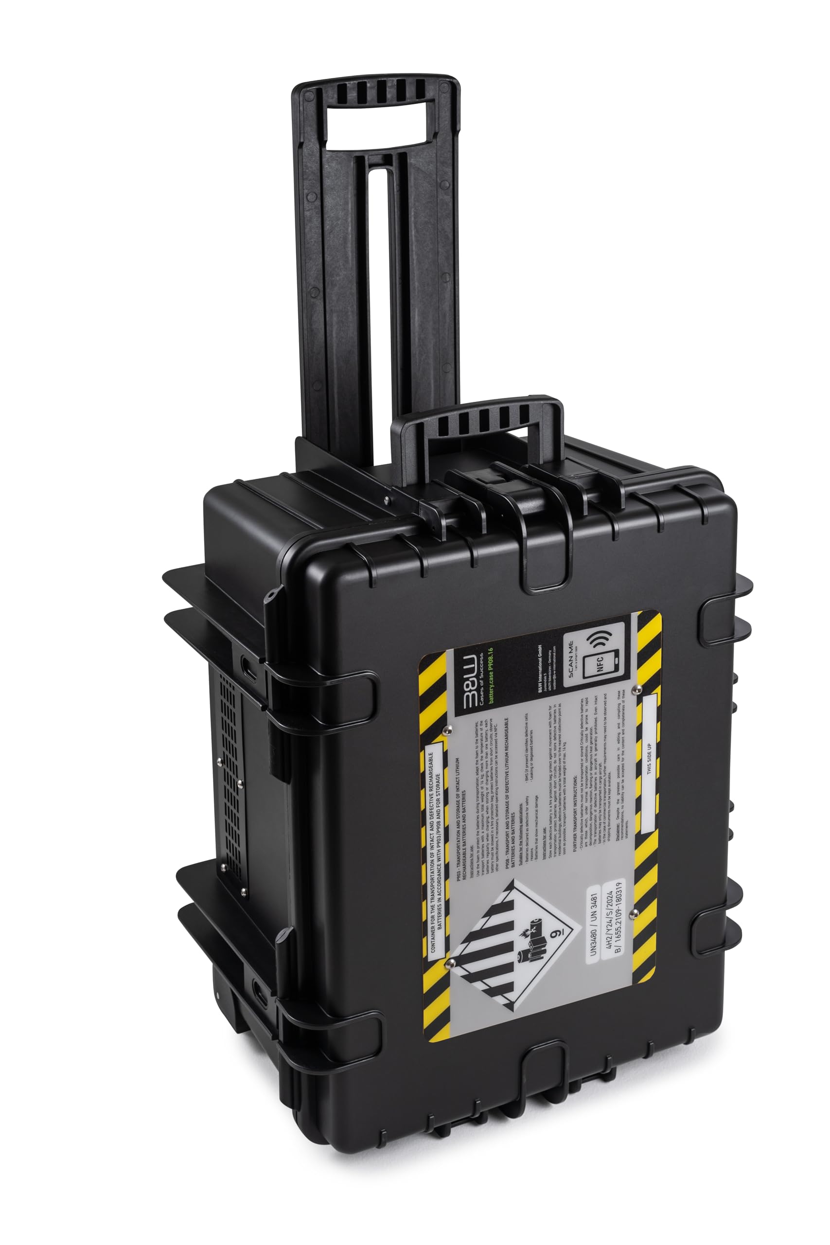 Image secondaire de Mallette de Transport B&W pour Batteries Lithium-Ion - Capacité 16 kg, Noir