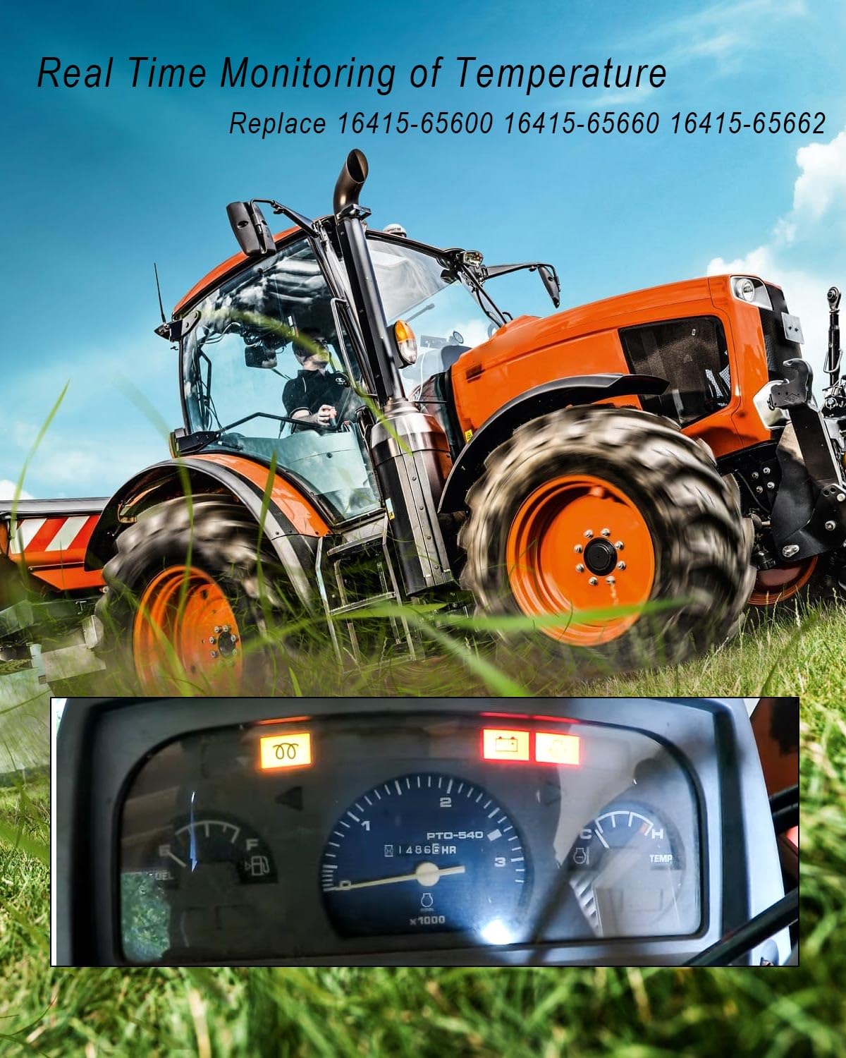 Kit relais et contrôleur de bougie de préchauffage pour Kubota D905 D902 L3710, remplace 16415-65600 16415-65660 16415-65662