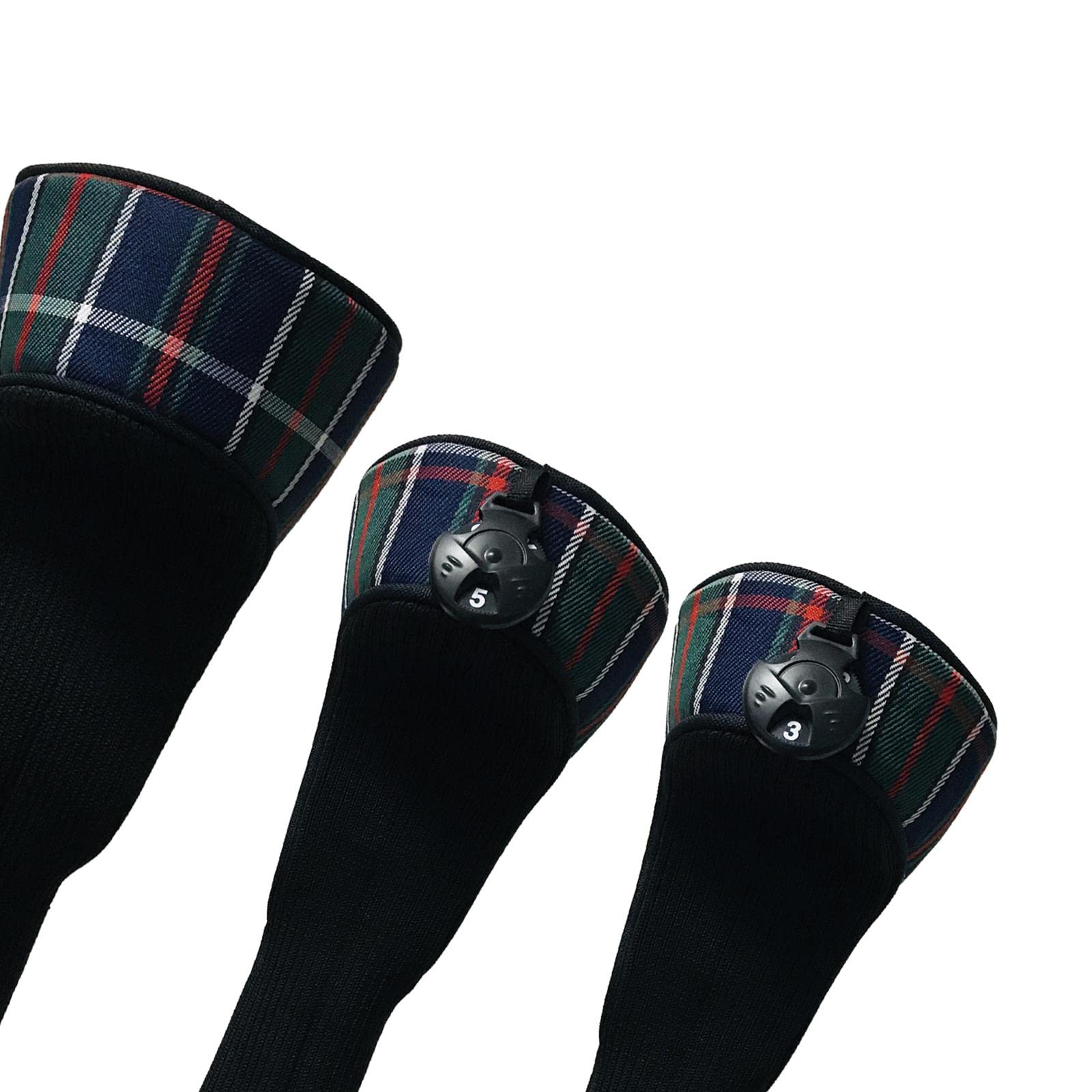 dailymall Copri-Testata per Mazza da Golf Copri-Guaine in Legno da Fairway Copertura Protettiva 1 3 5 7 X 460cc