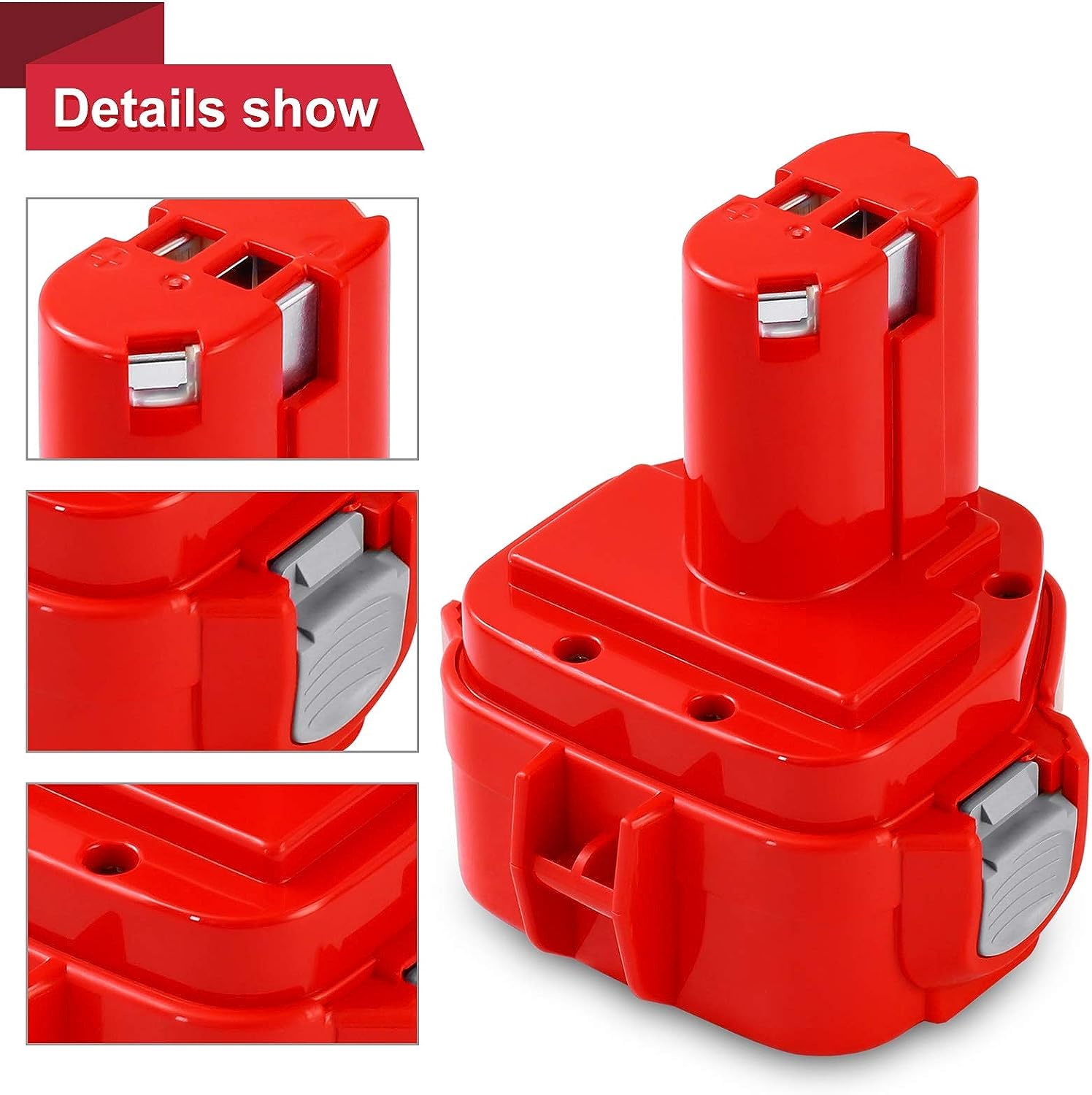 2 X 12V 3.6Ah batteria di ricambio per makita batteria 12V NI-MH batteria 1222 PA12 1220 1233S 1233SA 1233 1234 1235 1235B 1235F 192696-2 192698-8 192698-A 193138-9 193157-5 ML120