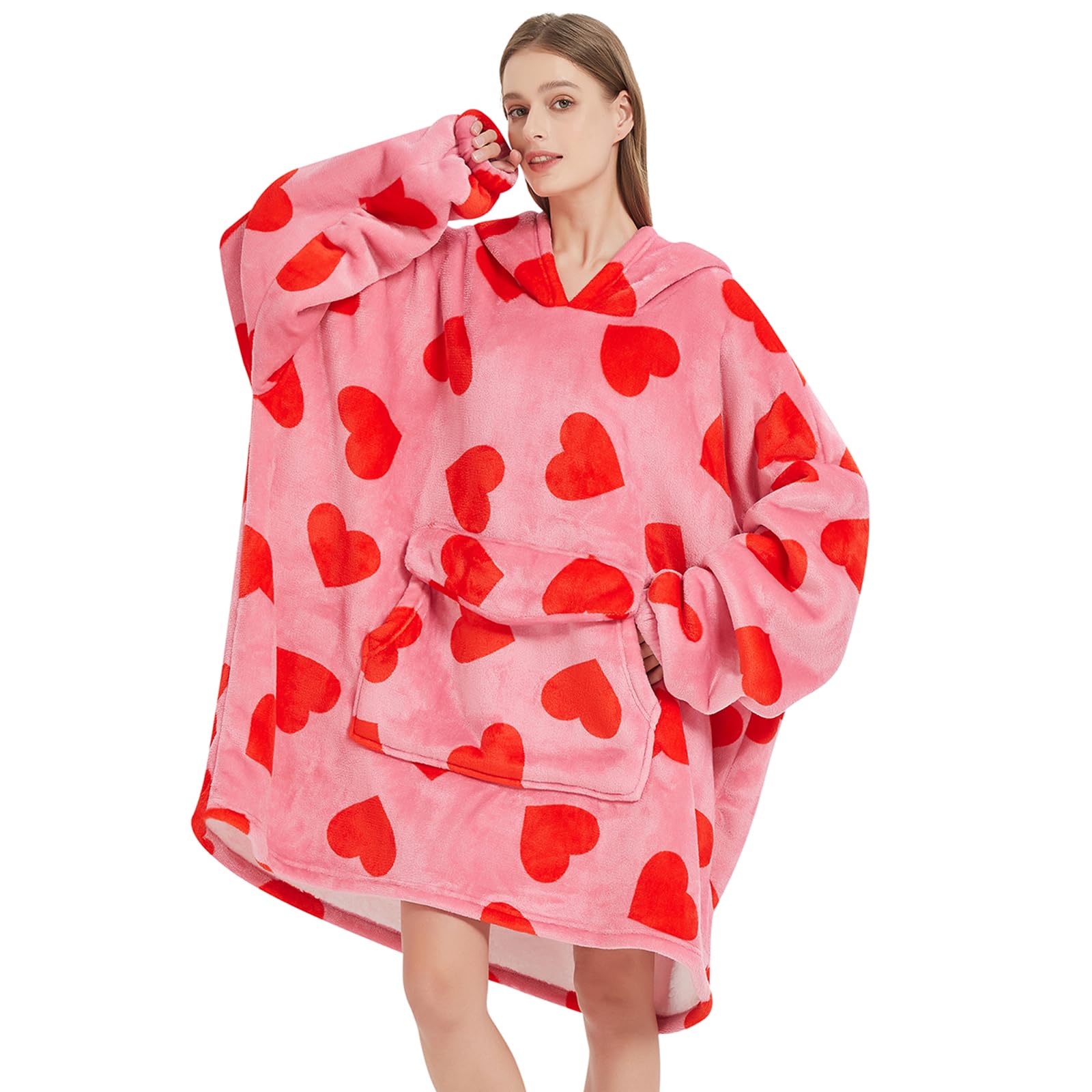 Amazon.com: Mewkou Wearable Blanket Hoodie for Adult,Oversized