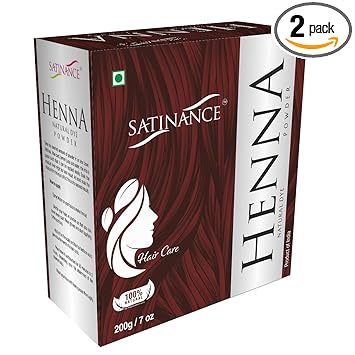 Satinance Henna Powder 200Gm (100% Natural)