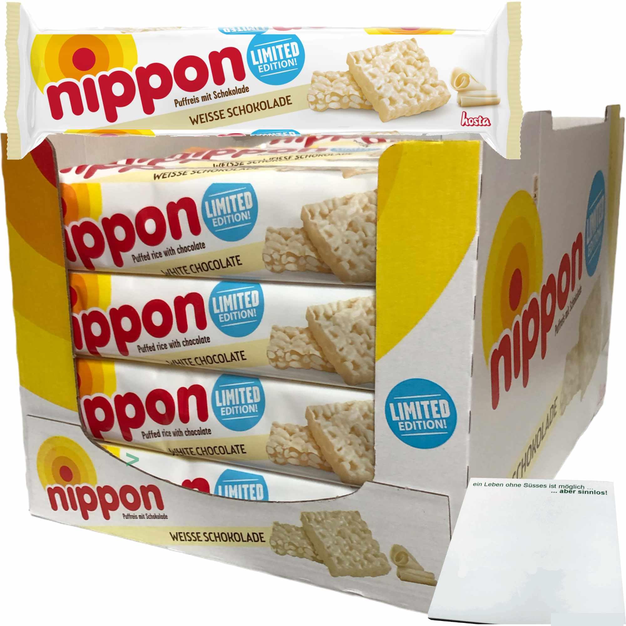 usy Bundle für Nippon Häppchen white 24er Pack (24x200g Packung) + usy Block