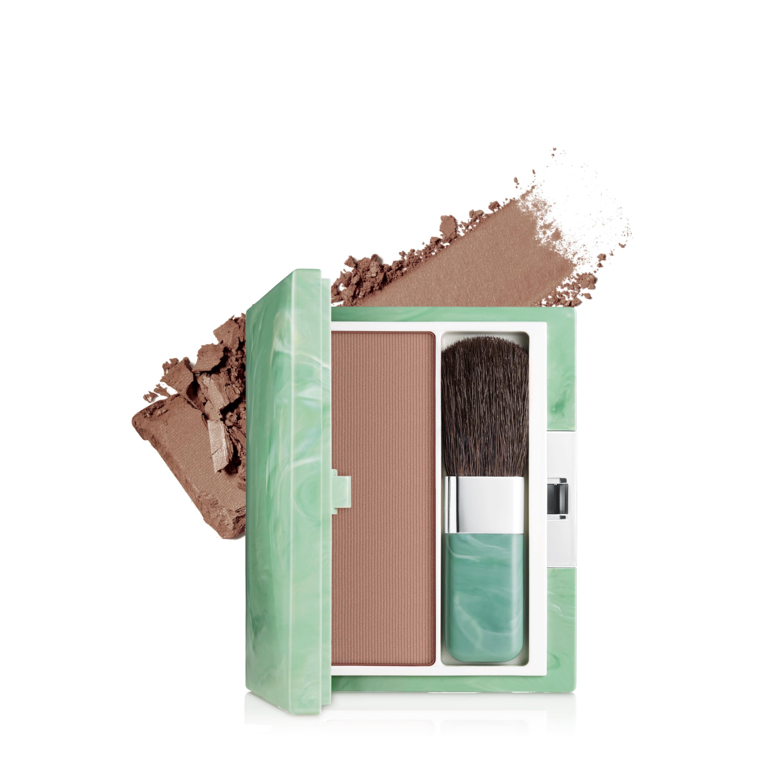 Clinique Soft-Pressed Powder Blusher Blush | Buildable Color + Natural Finish, 0.27 oz, Totally Tawny