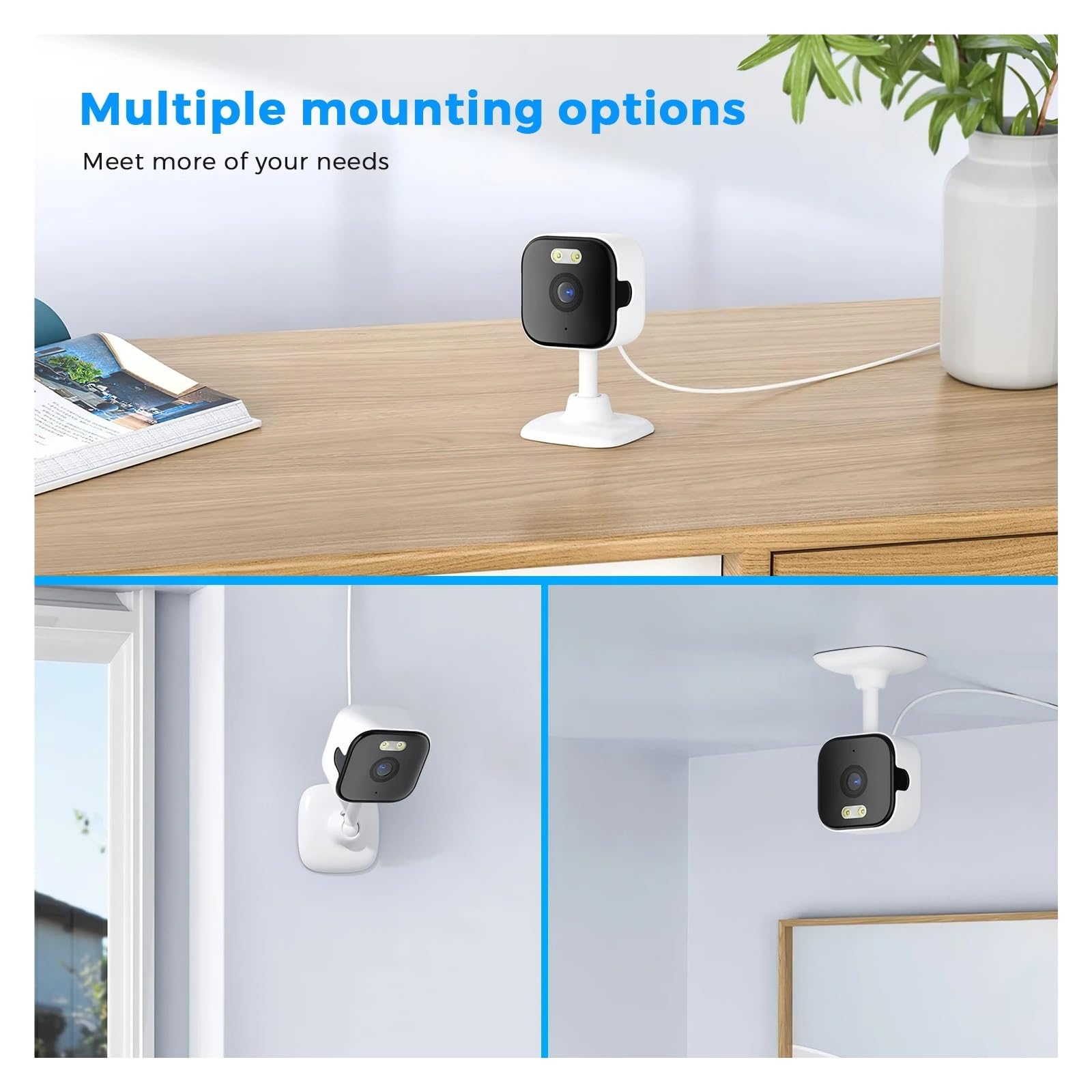 WiFi sans Fil Mini Cube 5MP intérieur