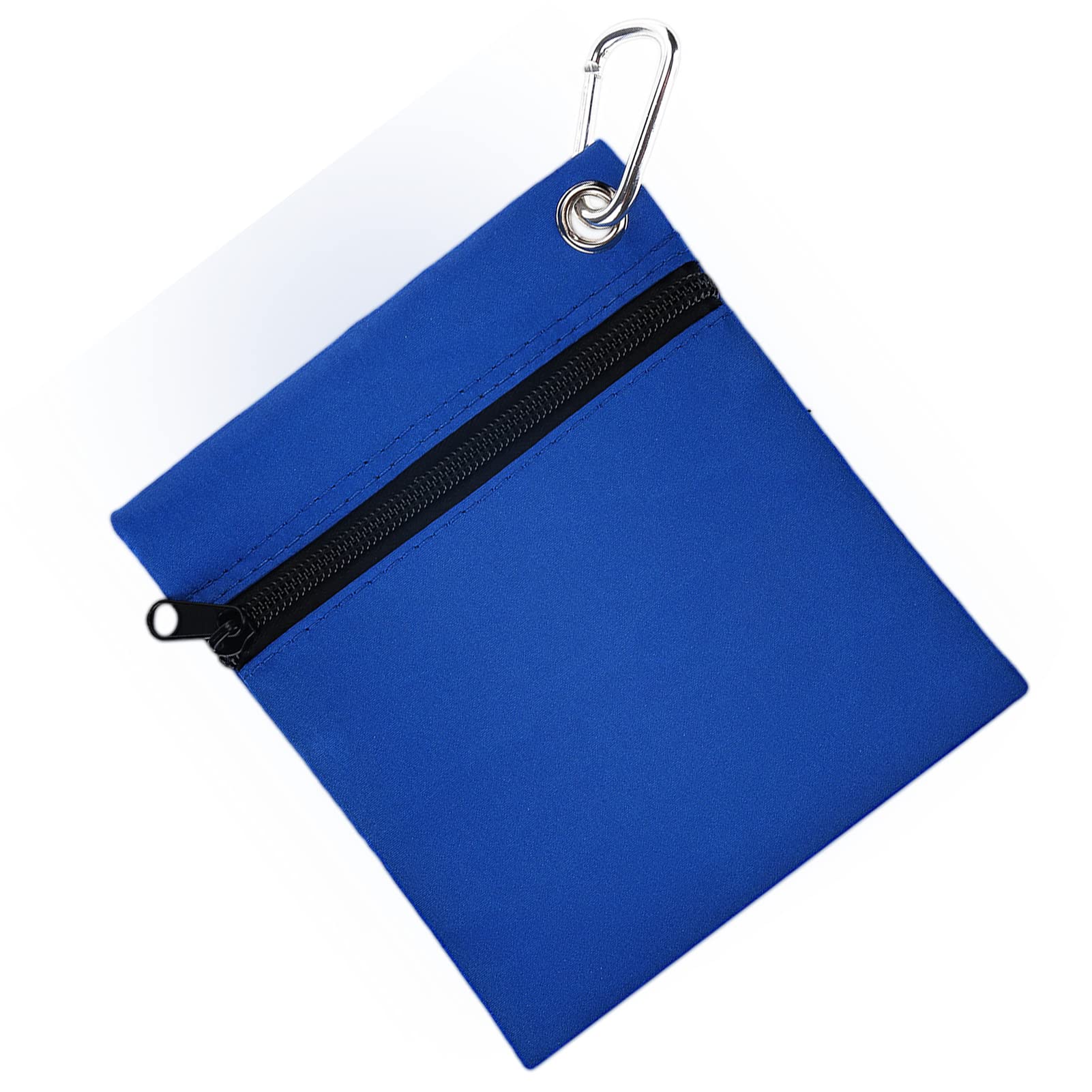 Tee Pouch with Carabiner for Easy Carrying and Organized Game Blue Nylon Lightweight