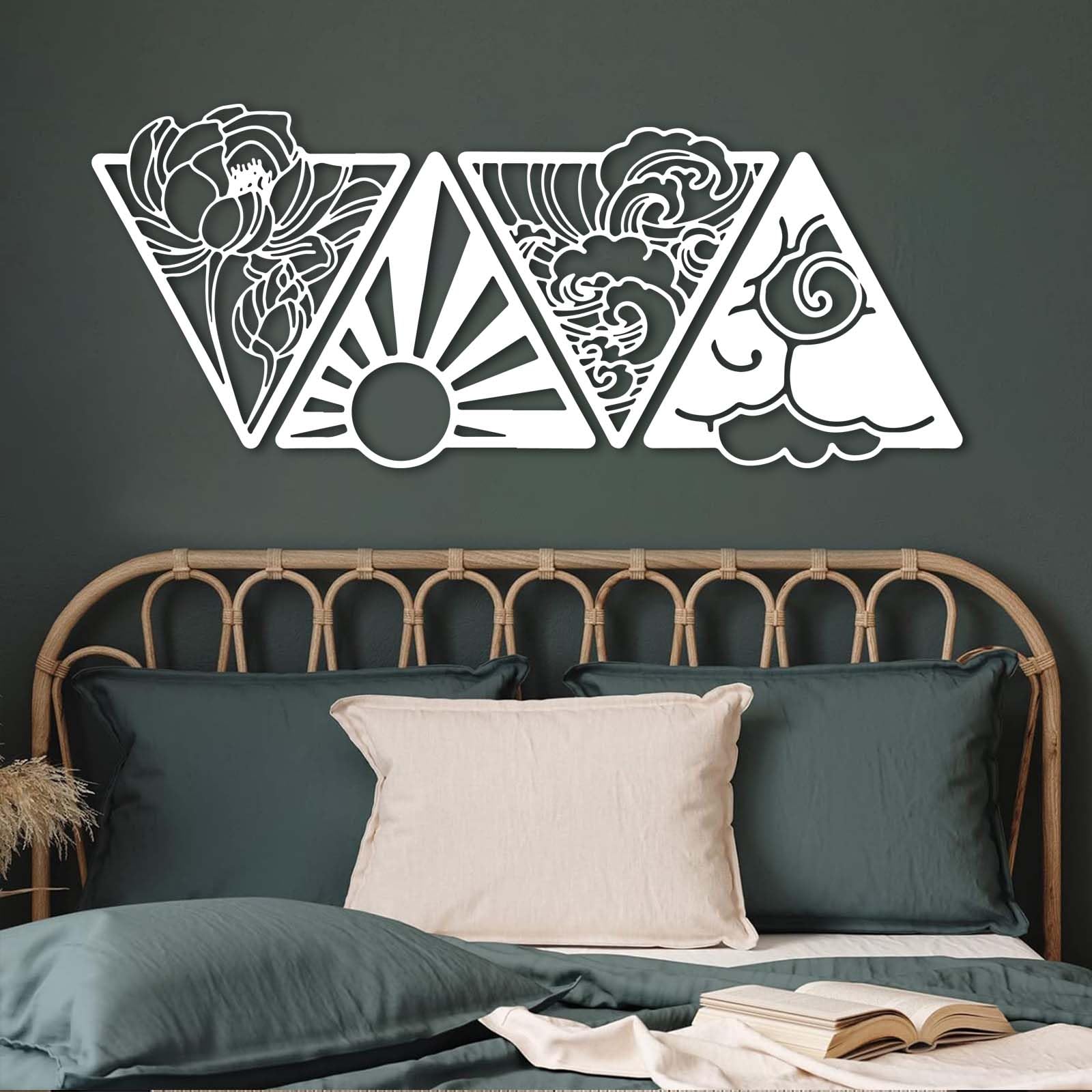 Amazon.com: 4 Elements Symbols Wall Decor, Four Elements