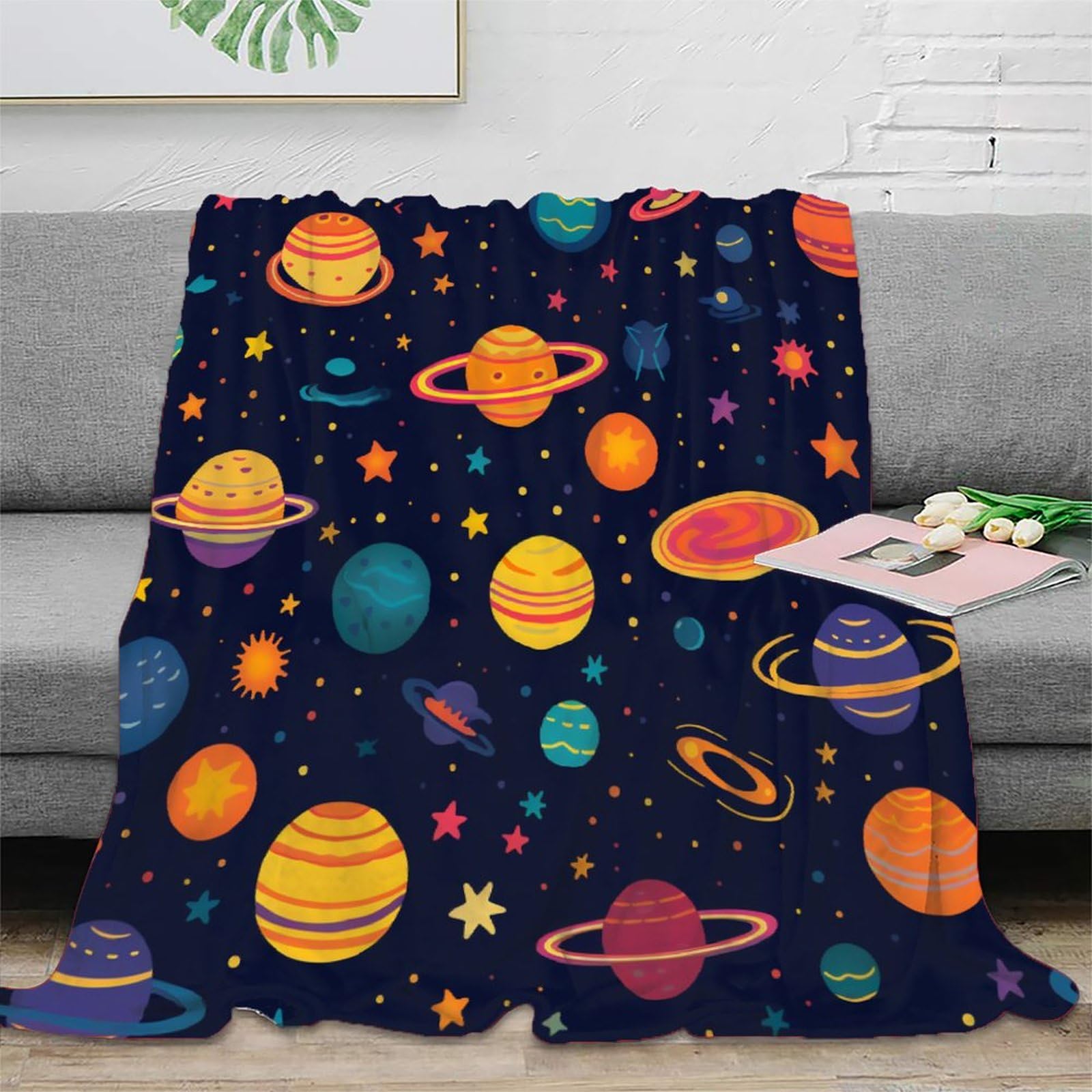 Couverture espace extérieur en flanelle 150x200 cm pour lit et canapé