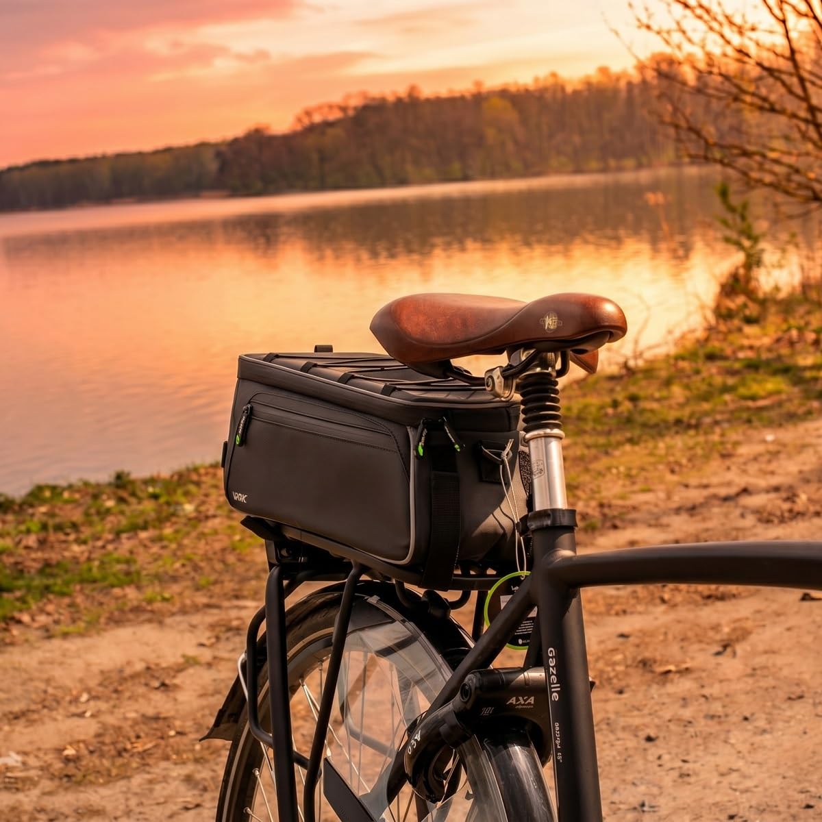 VAYOX 10L-29L fahrradtasche Erweiterbar fahrradtaschen für gepäckträger Hinten satteltaschen für Fahrrad 3-in-1 Umhängetasche Regenüberzug Klettverschluss Faltbare Kofferraumtasche Touren