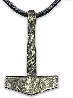 Thors Hammer Necklace Pendant Mjölnir - Viking Norse Thor Hammer Pendant...