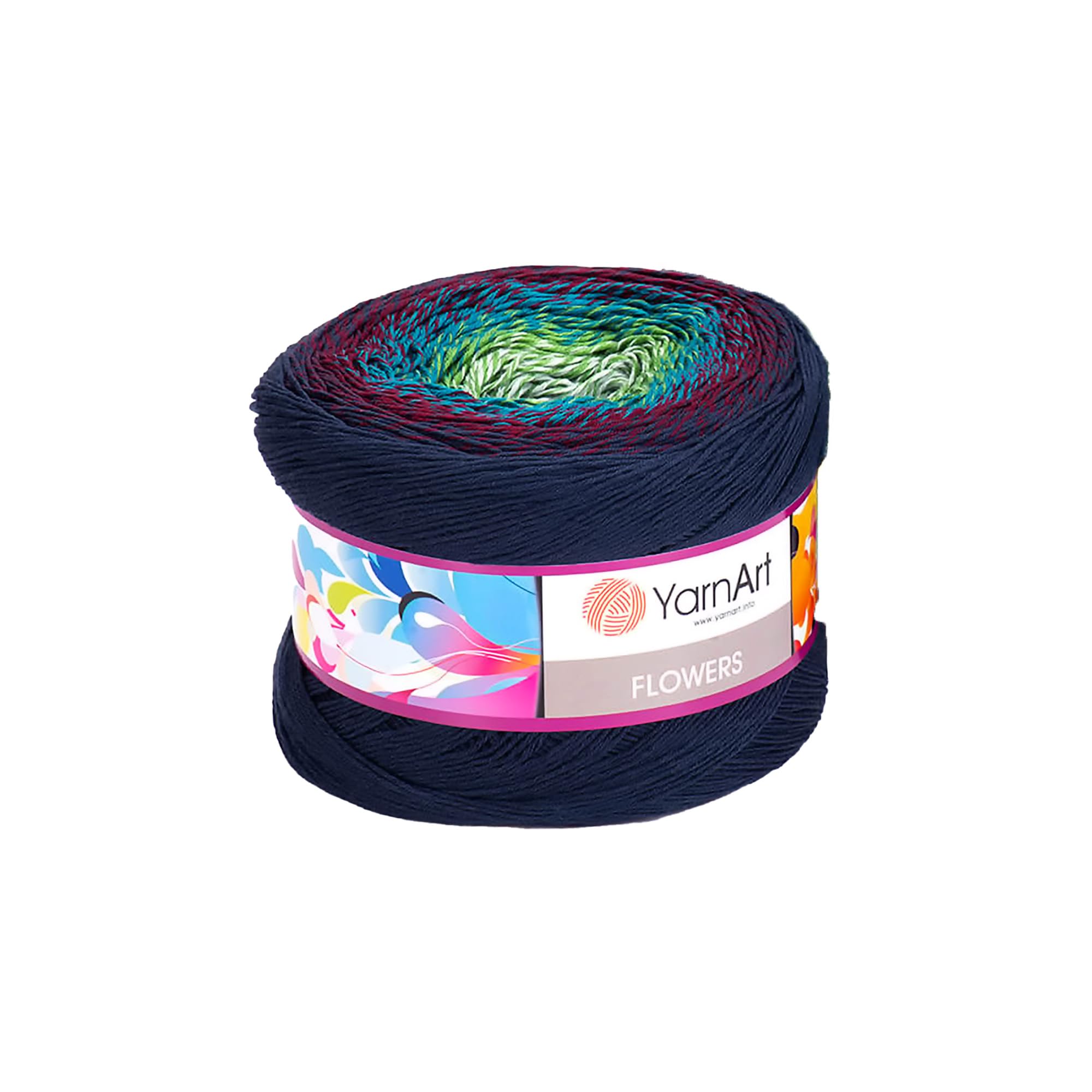 Yarn Art Flowers Yarn 55% Cotton 45% Acrylic 250gr 1094yds