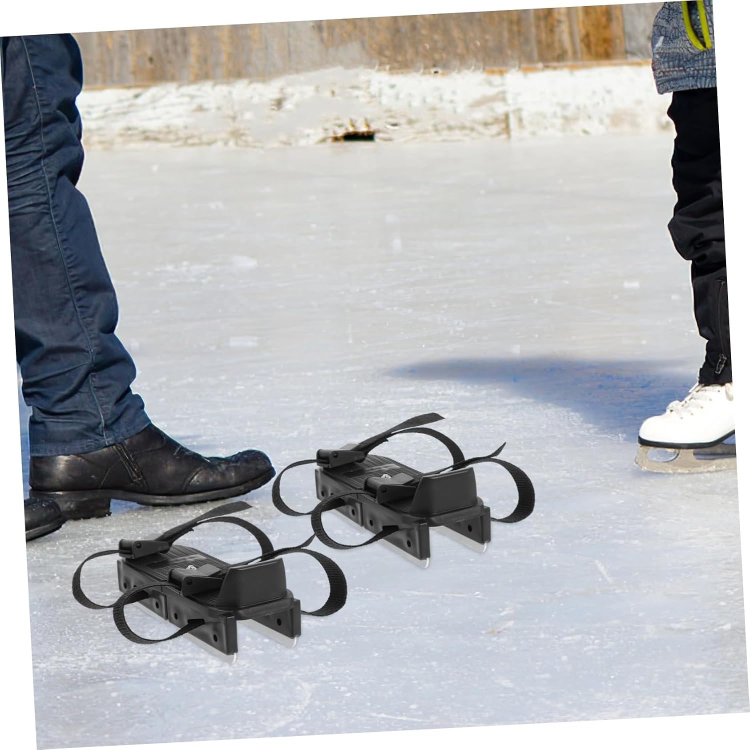 BESPORTBLE 1 Pair ice Skates with Straps Strap Auxiliary Tool ice Skating Training aid Portable ice Skates Child