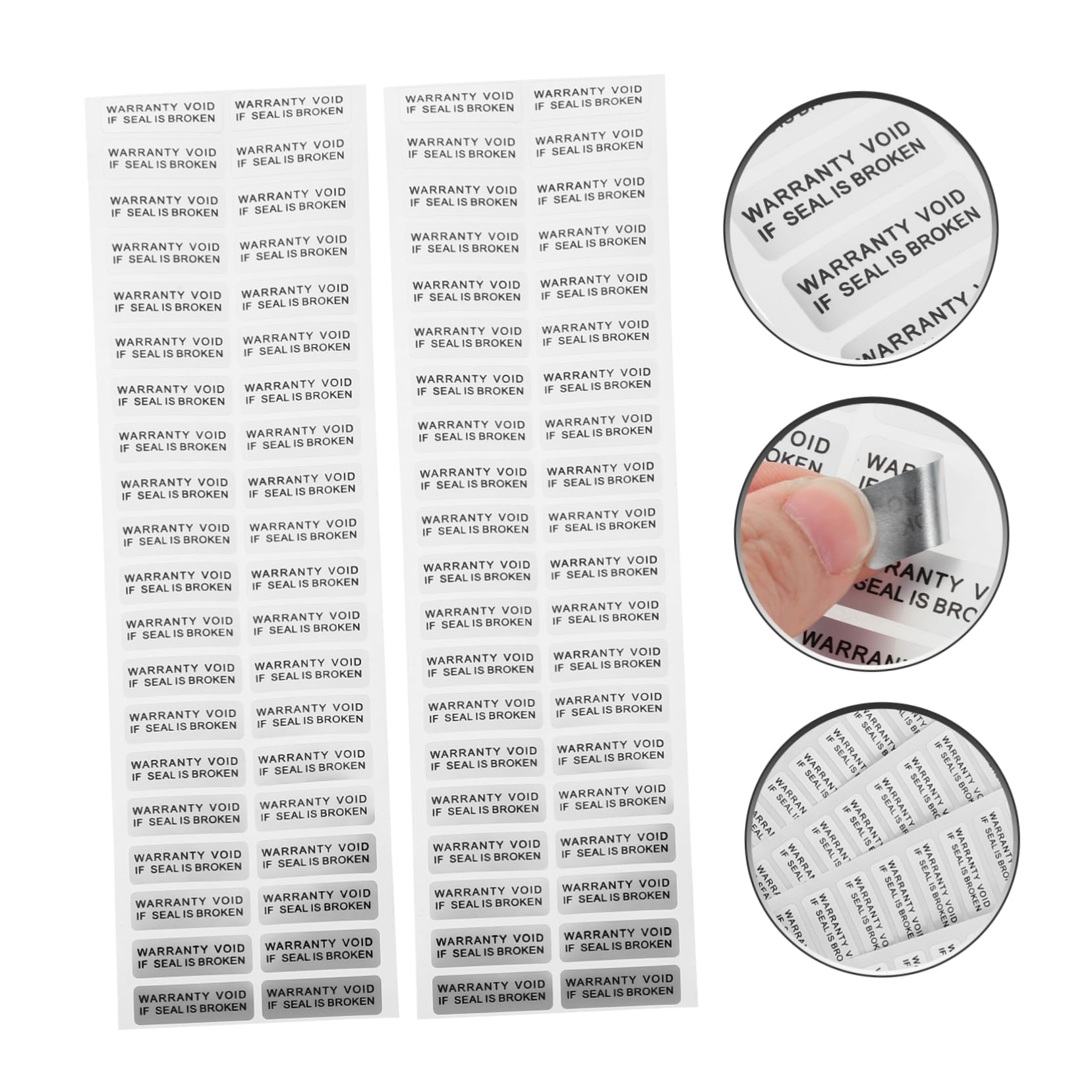 SHINEOFI 1600pezzi Etichette Adesive Antifrode e Facili Applicare Resistenti e Versatili Per Elettronici Abbigliamento e