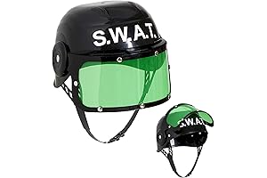 Swat Helmet for Kids - Realistic Police Gear Costume Accessory
