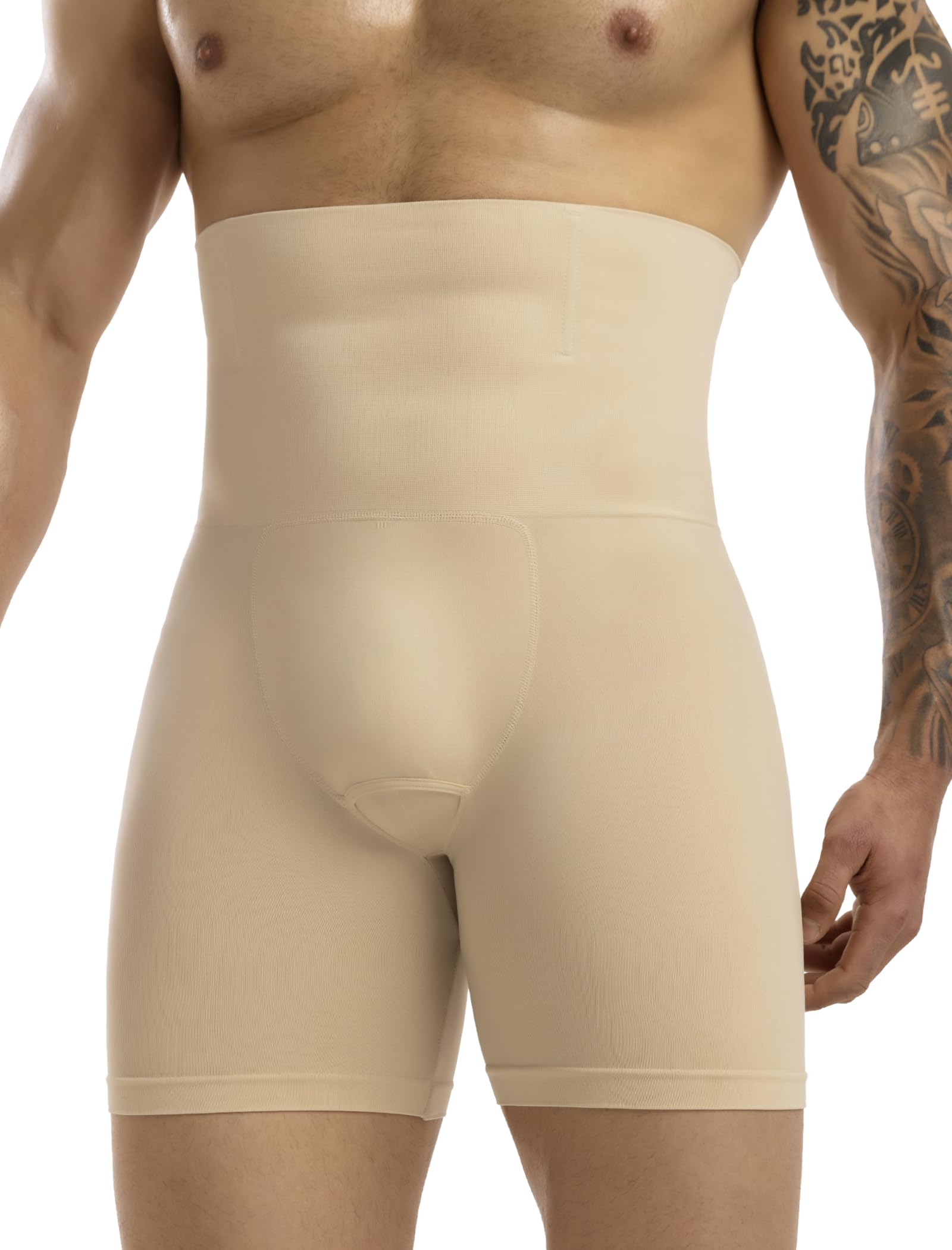 Canotta Modellante Uomo Shapewear Uomo MISS MOLY - Corsetto Modellante Compressione Senza Maniche, Nylon E Spandex Maglia Modellante Petto Uomo