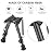 CVLIFE Bipod 6-9 Inch Lightweight Rifle Bipod for M-Rail Attach Directly for Hunting and Shooting (Carbon Fiber)