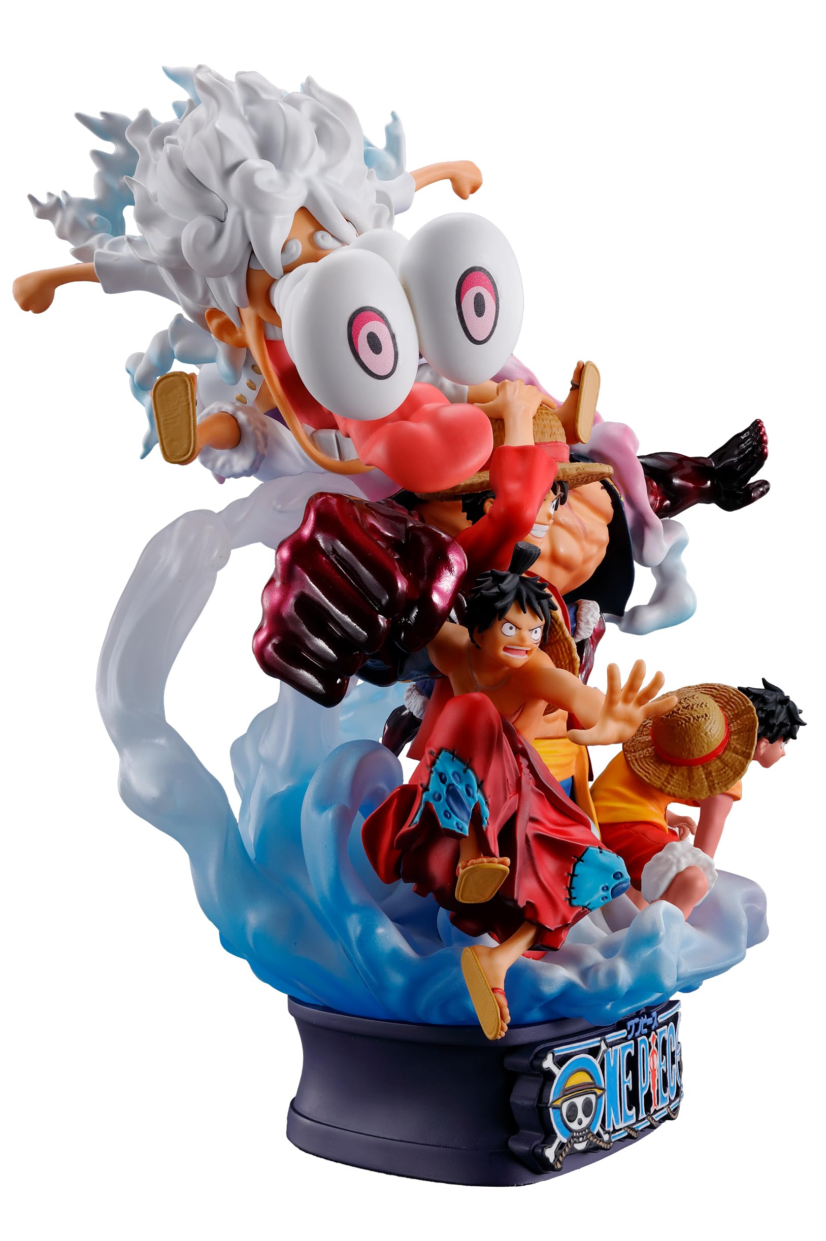 MEGAHOUSE Petitrama Series DX LOGBOX ONE PIECE RE BIRTH 02 Luffy 