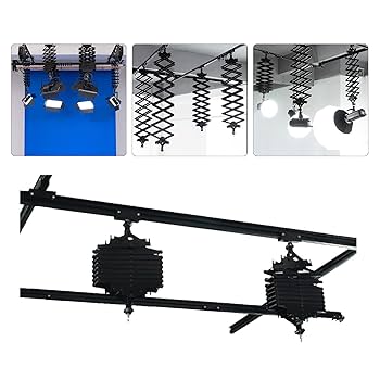 照明機材天井吊り下げレールシステム Amazon | 天井吊りレールシステム 照明機材吊り下げ 4m*4m 放送