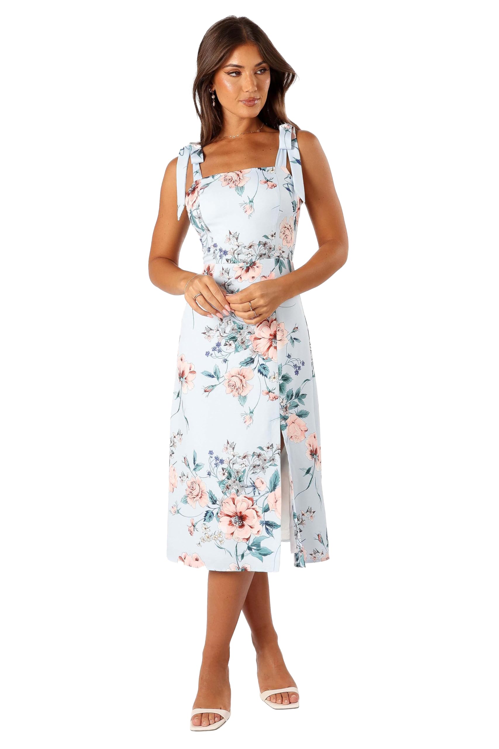Petal & Pup Women's Laurel Special Occasion Dress, Blue Floral, 20