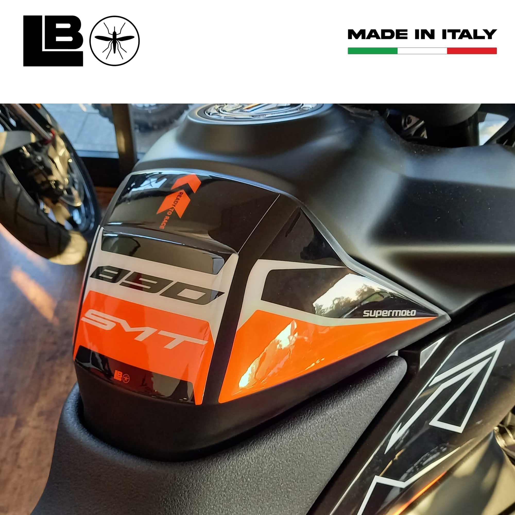 Resin Bike Aufkleber-Set Für KTM 990 Duke (2024-2025) - Harz-Kleber Mit 3D-Effekt, Schutz Vor Kratzern, Made In Italy