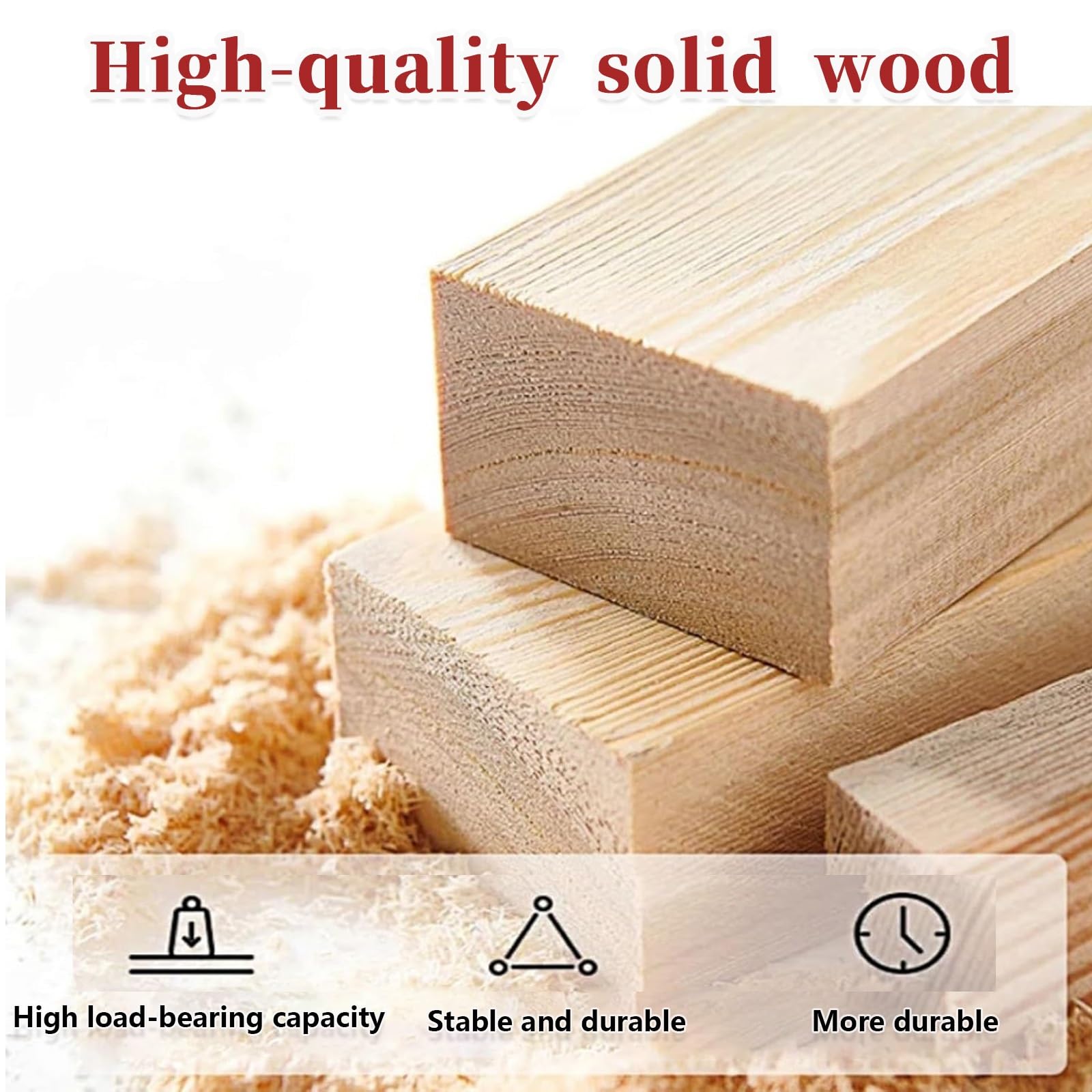Supporto per acquario in legno massello, in pino naturale, per terrari e rettili, base resistente, facile da montare, salvaspazio, per casa e ufficio
