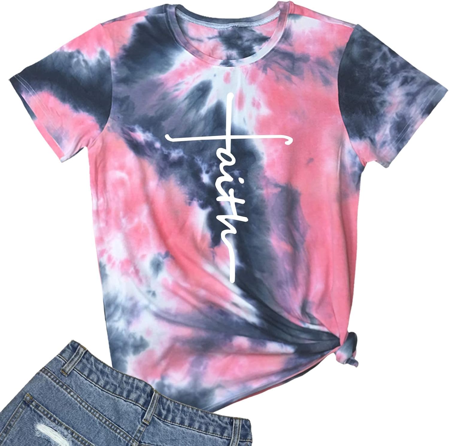 BLACKMYTH Women's Graphic Funny T Shirt Cute Tops Teen Girl Tees