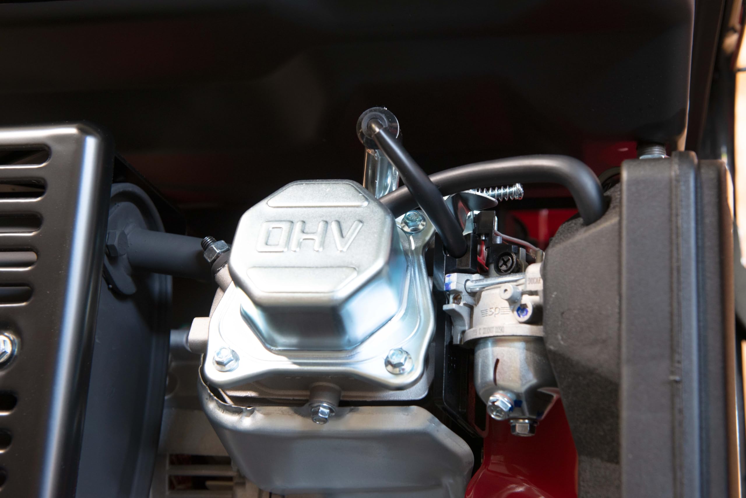 Mecafer 450138 MF3800 Groupe électrogène sur roues 3500 W Rouge