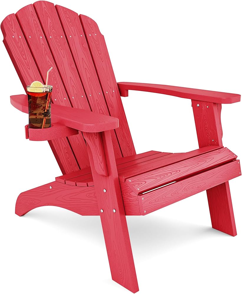 plastic outdoor chairs with cup holder