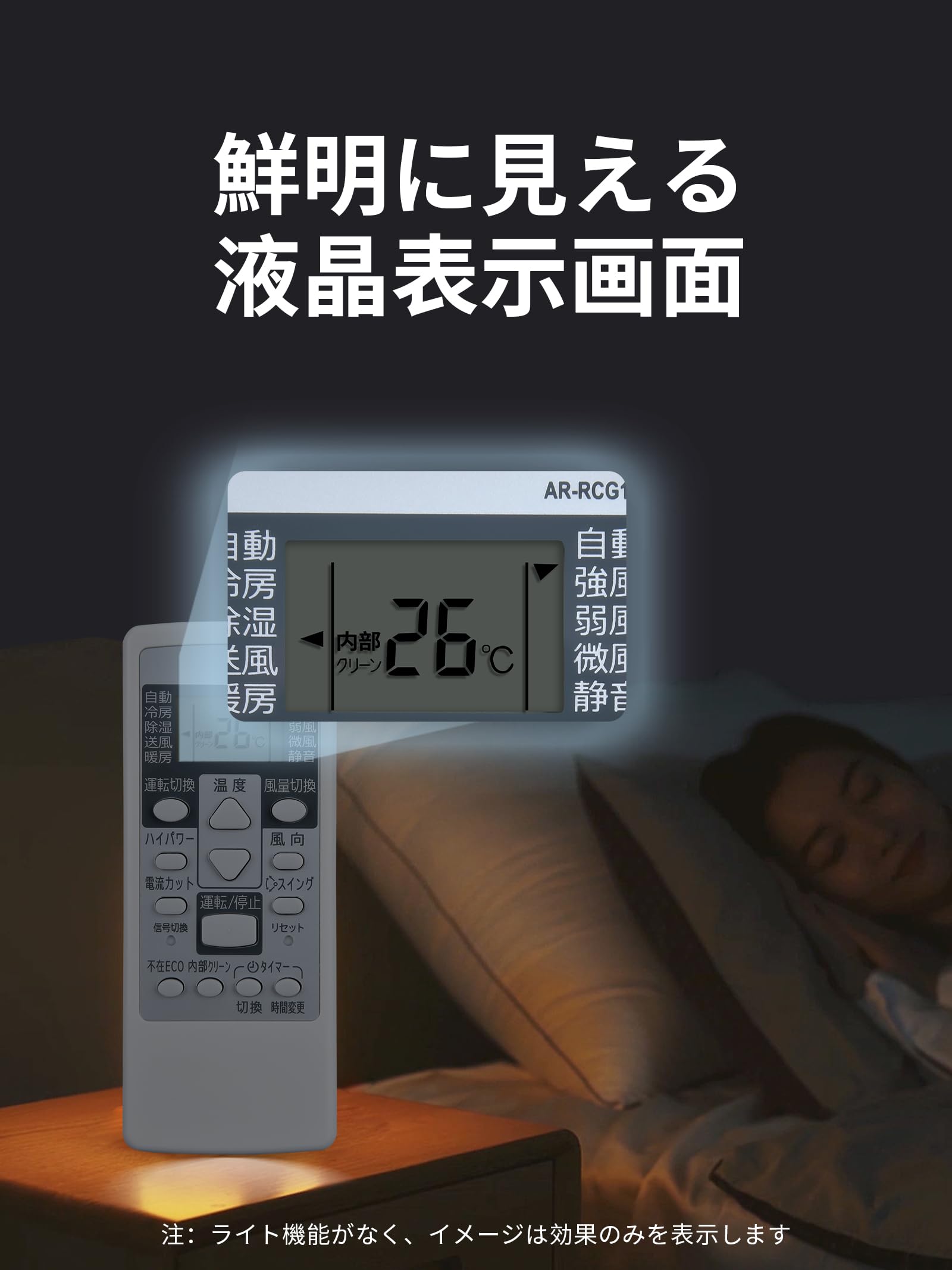 Amazon.co.jp: エアコンリモコン AR-RCG1J 予備交換リモコン