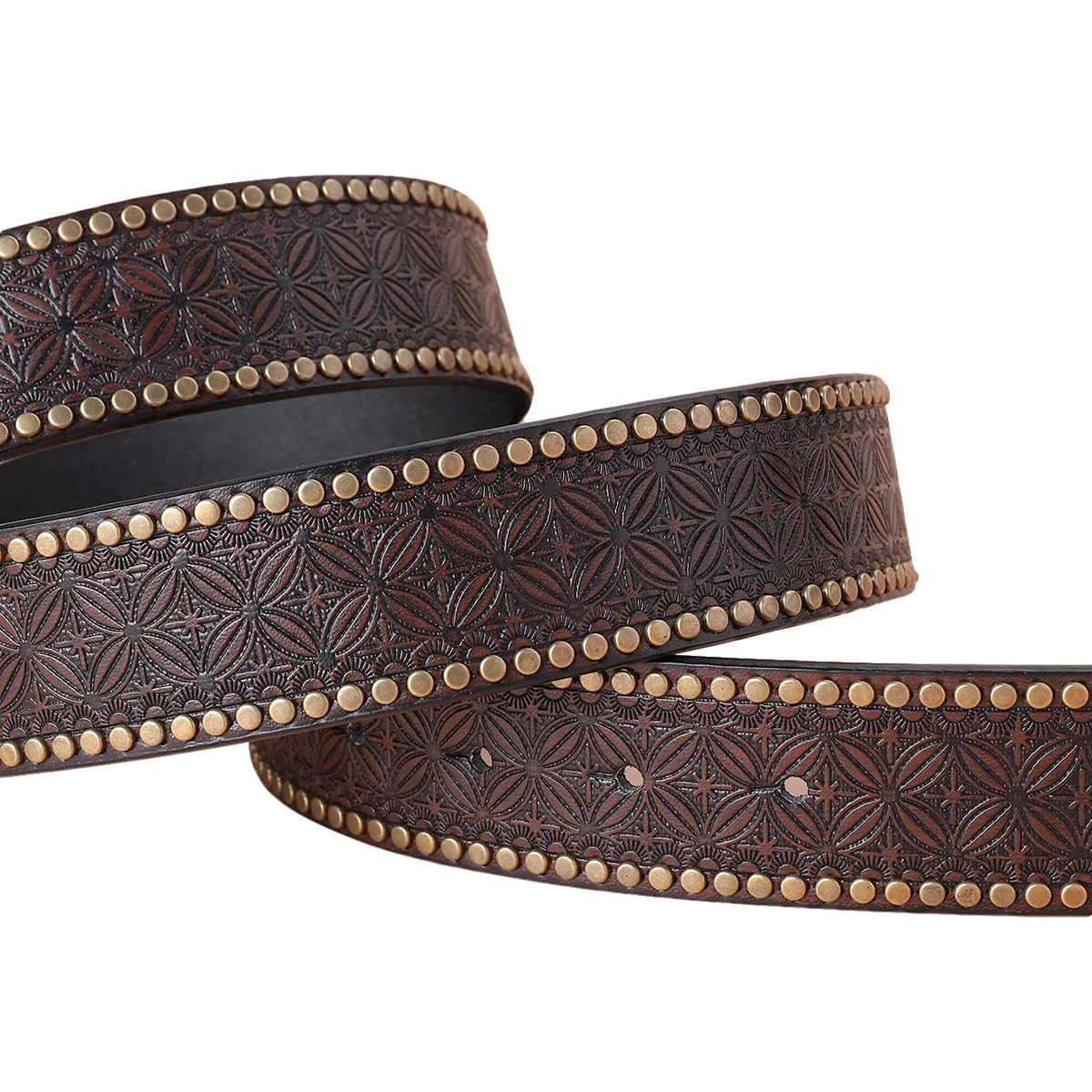 JowTreex Ceintures occidentales en cuir gaufré pour homme – Cowboy Cowgirl Mode Longhorn Bull Floral Gravé Country Belt pour jeans pantalons, marron, for 25-30 waist JowTreex Ceintures occidentales en cuir gaufré pour homme – Cowboy Cowgirl Mode Longhorn Bull Floral Gravé Country Belt pour jeans pantalons, marron, for 25-30 waist